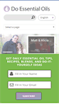 Mobile Screenshot of do-essential-oils.com